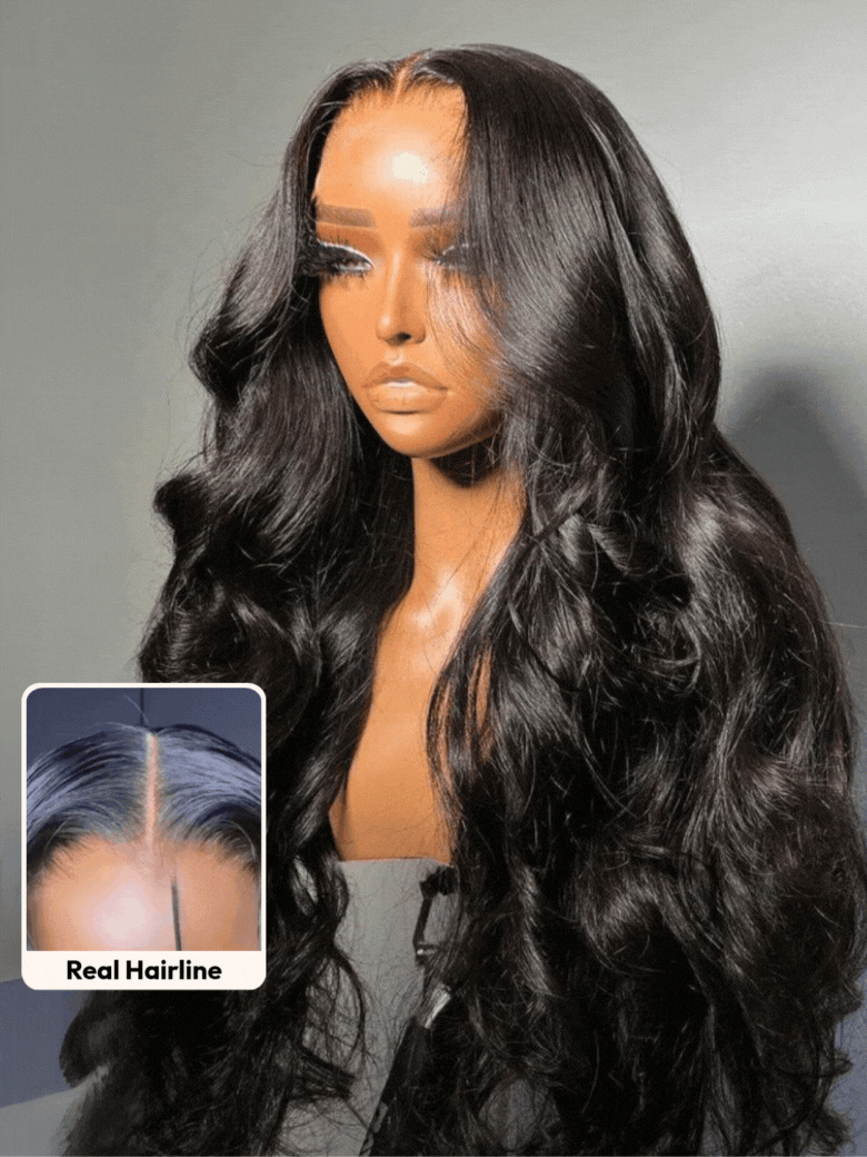 5x5 Thin HD BlendAway? & 7x5 HD Pre Cut Lace Closure Glueless Body Wave Wig with ByeBye-Knots Match All Skin Tones