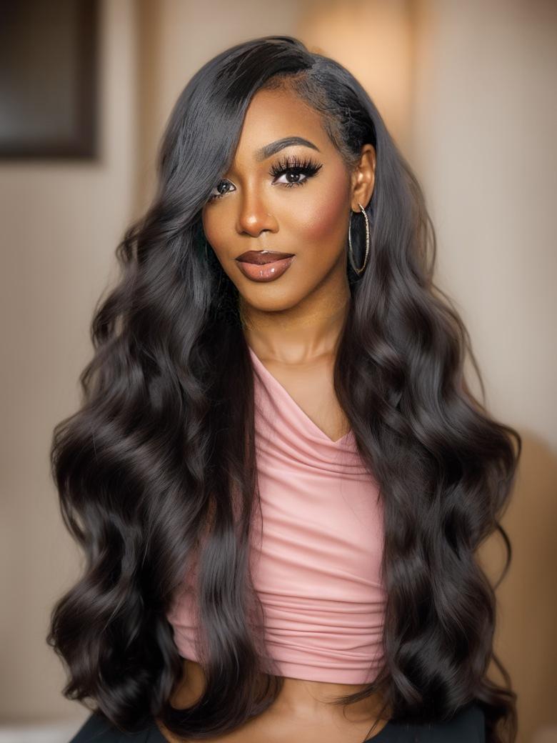 7x5 Bye Bye Knots Wig Glueless Lace Body Wave Wig With Bleached Knots & Plucked Hairline Flash Sale