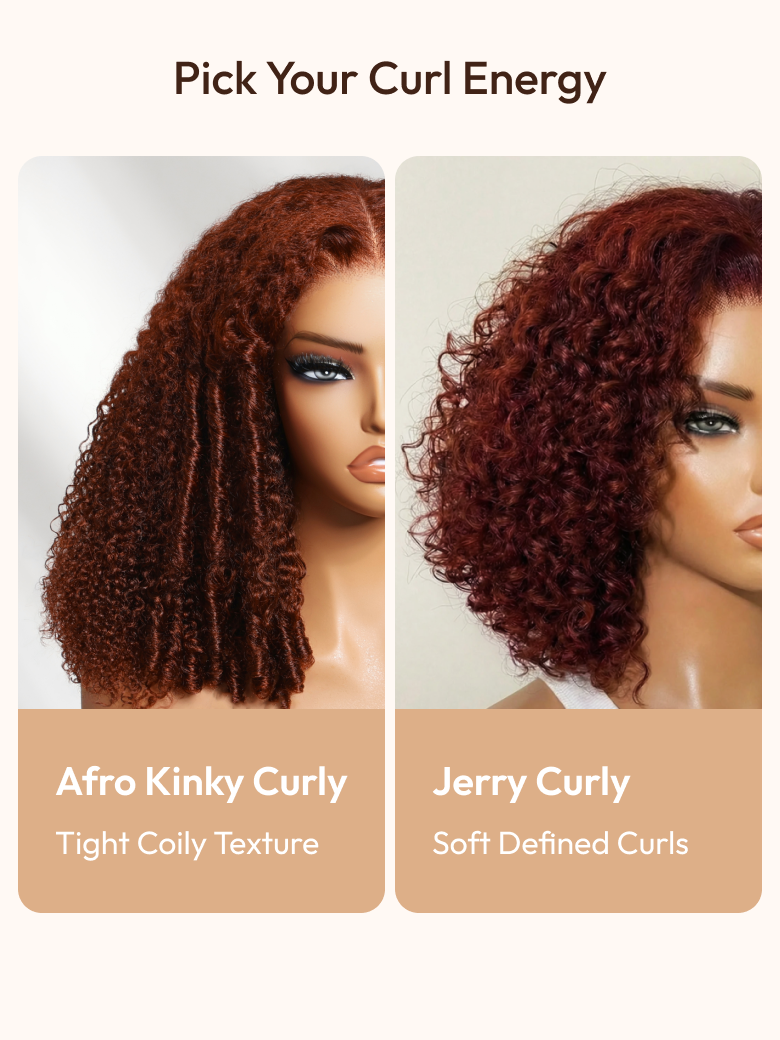 7x5 Bye-Bye Knots? Wig Glueless Lace Sunset Jerry Curly for Reddish Brown Drawstring Wig With Bleached Knots 150% Density