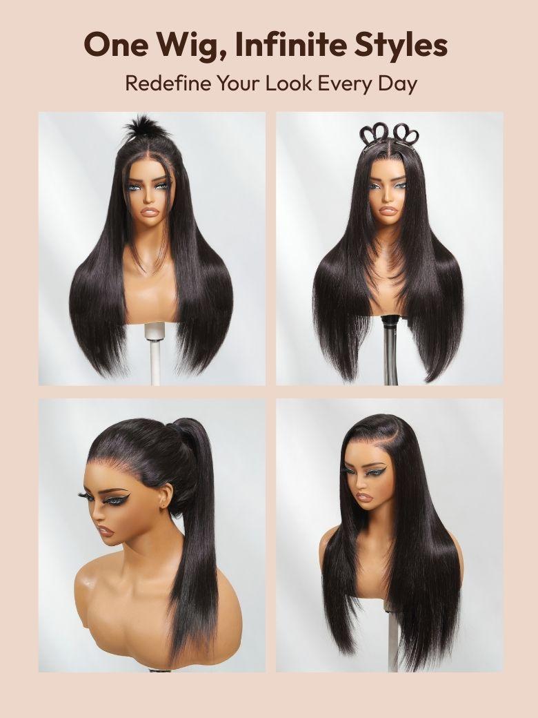 HD Real Scalp? Wig 13x4 Invisible Lace Frontal Body Wave Black Wig