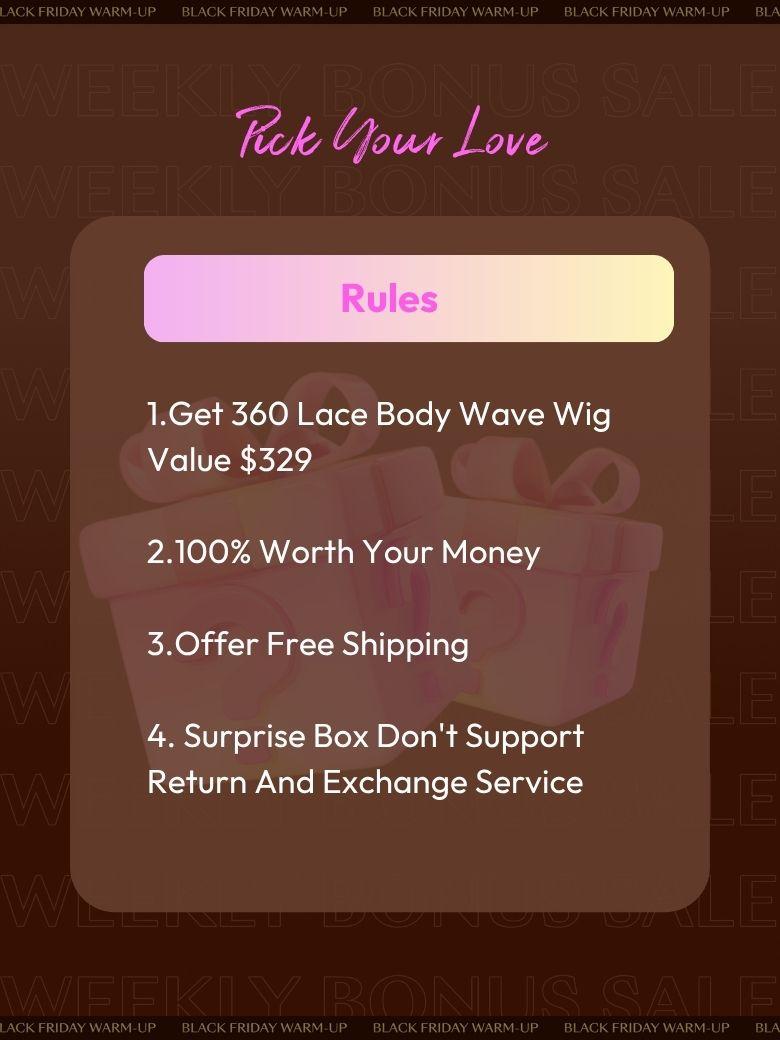 $59 Surprise Box Win 24 Inch Bye-Bye knots Wig Value $159-$219