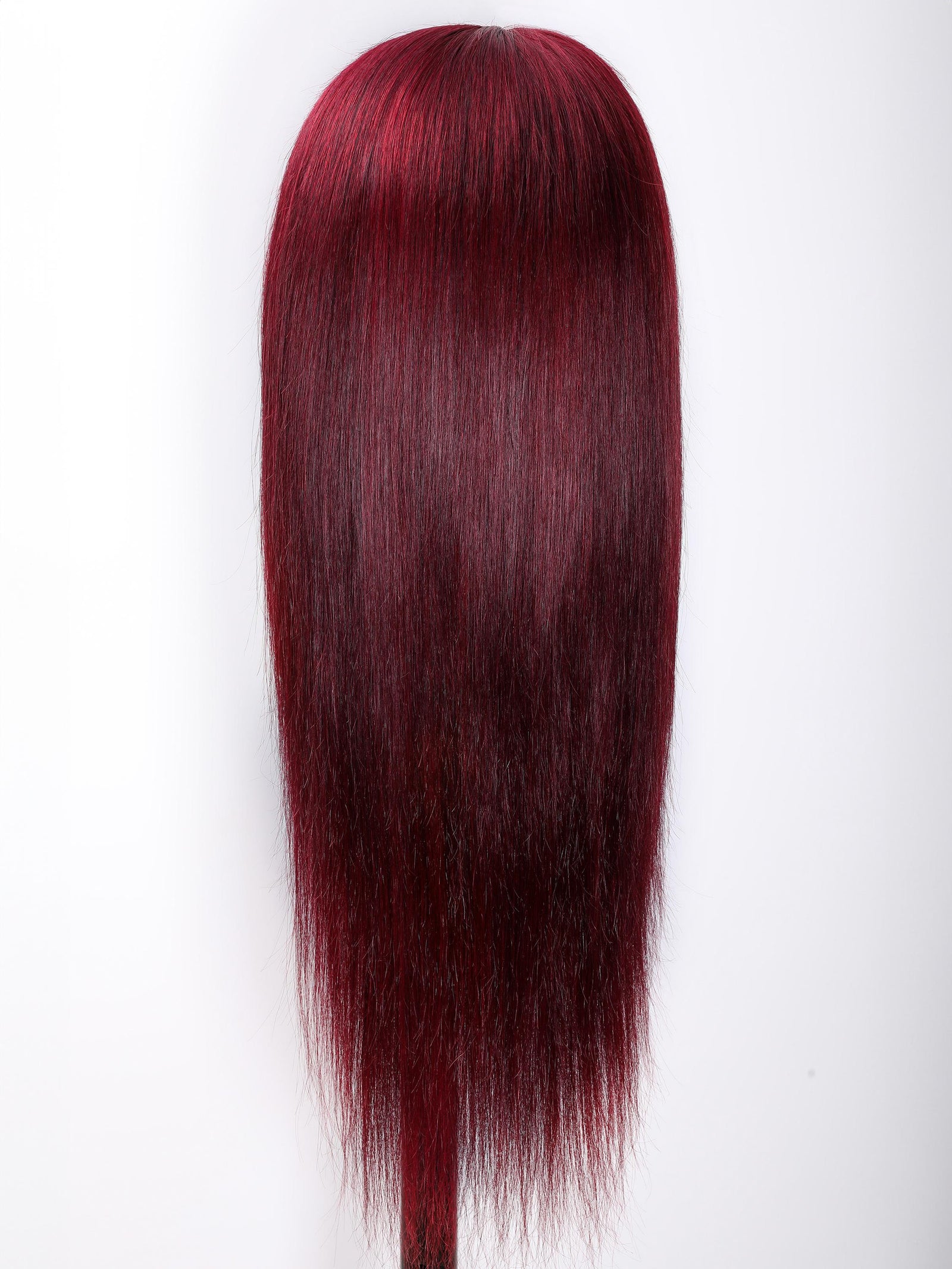 Invisible HD Lace Frontal Dark 99J Burgundy Straight 13x4 Lace Front Wigs for Women