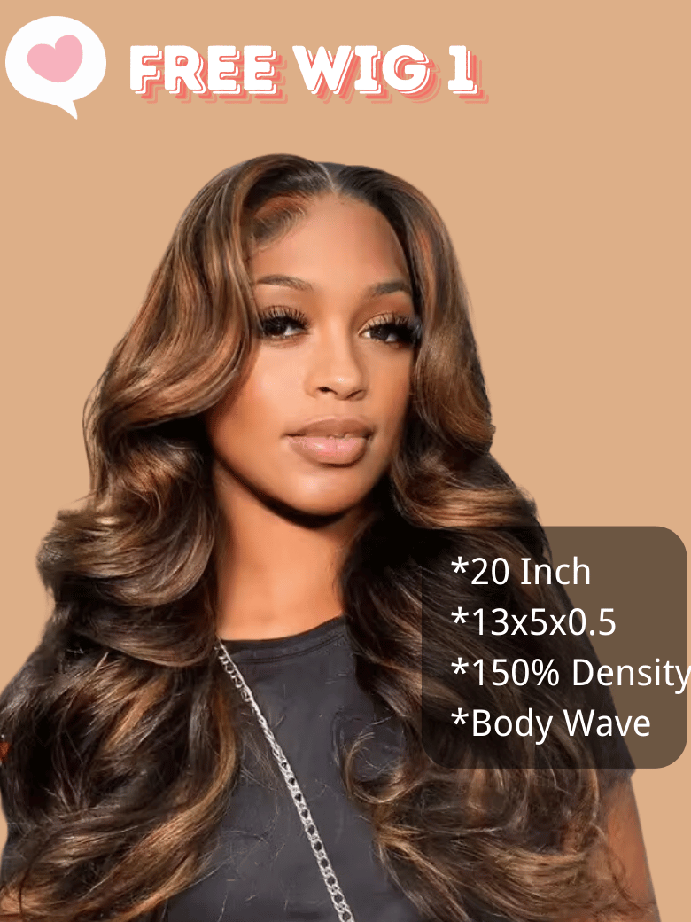 BOGO 7x5 Glueless Bye-Bye Knots Body Wave Wig Pre Cut Lace Pre Plucked Hairline