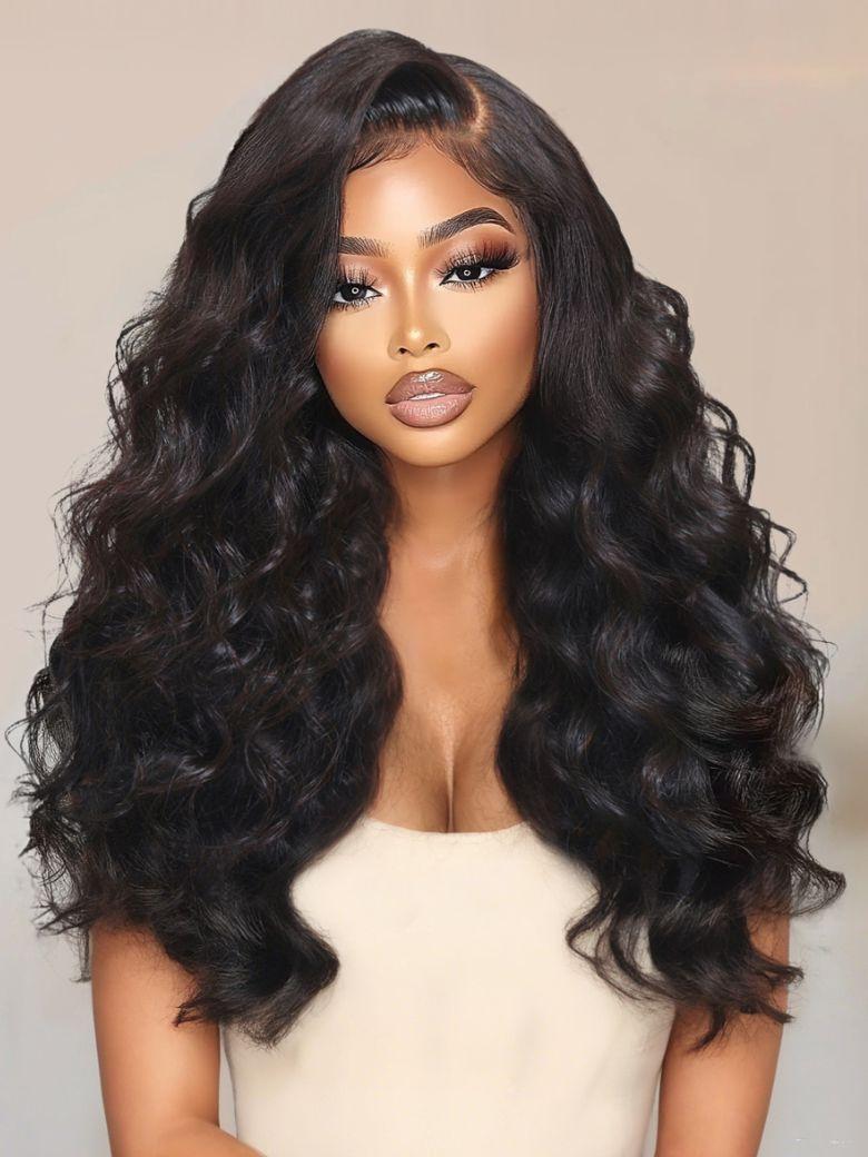 Bye-Bye Knots? 7x5 Lace Body Wave Wig With Side-Swept Bangs