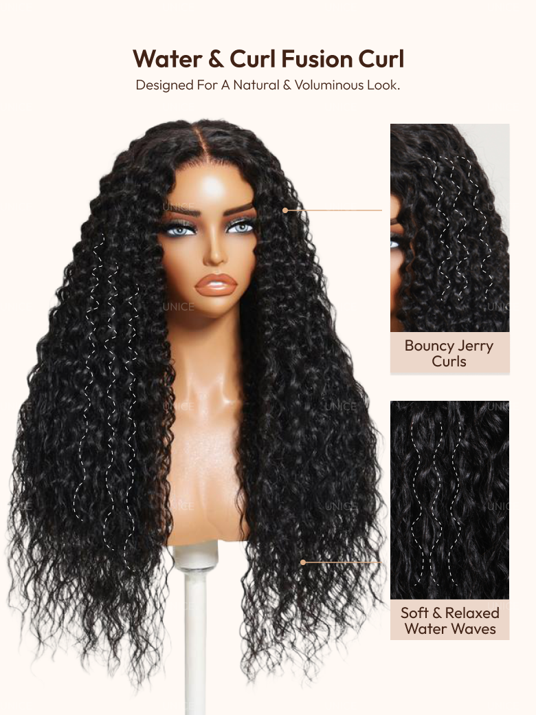 Bye-Bye Knots? 7x5 Lace Natural Black Soft Root Curls With Loose Ends Middle Part Drawstring Wig