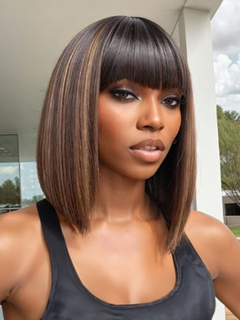 Bye-Bye Knots Wig 7x5 & 13x4 Put On And Go Glueless Lace Bleached Knots Bob Wig 150% Density