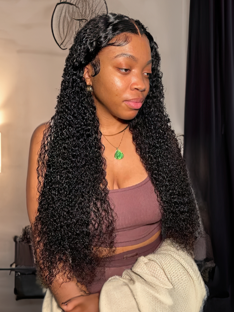 Glueless Ready To Wear Breathable U Part Curly Wig
