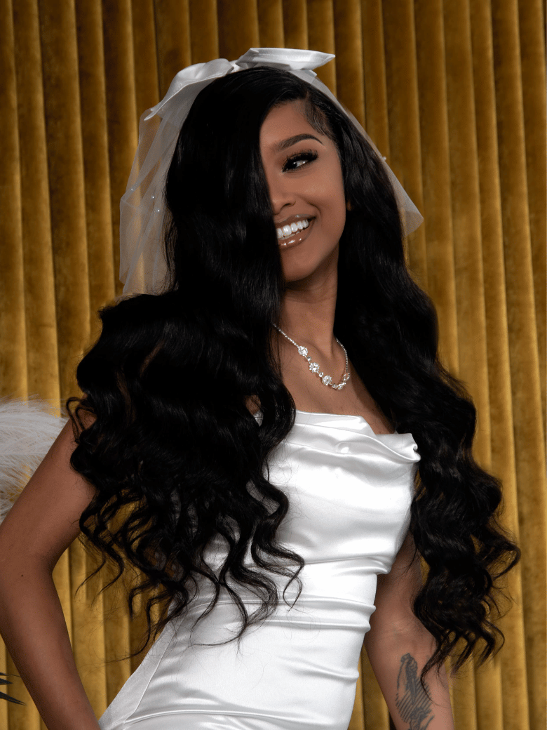 13x4 First-Ever Lace Front 3D Body Wave Wig Real Ear To Ear Wig 150% Density