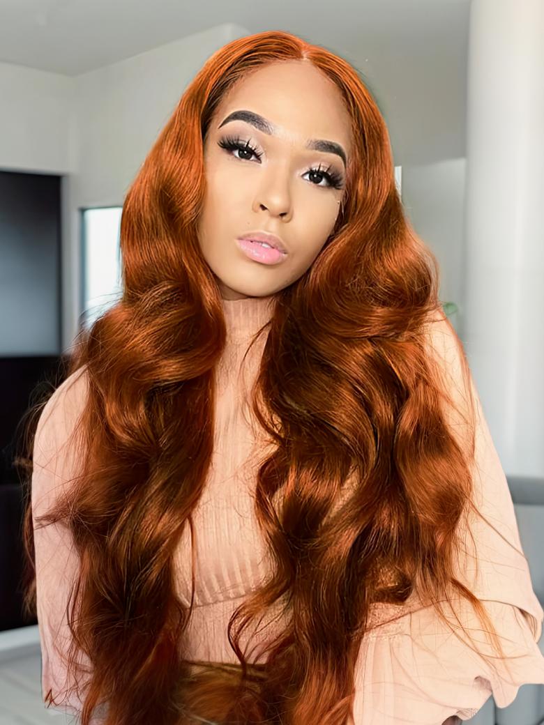 #30 Colored Hair Bundles 1 Bundle 100g Remy Hair Extensions Brown Color Body Wave Straight