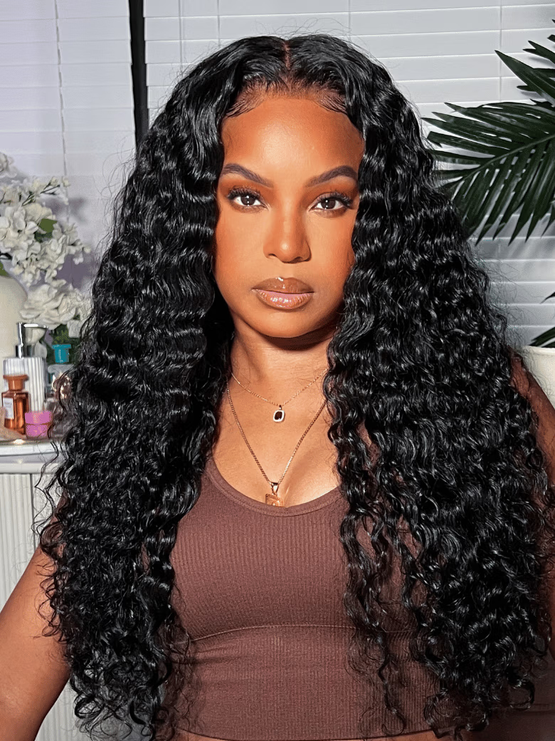 7x5 Bye-Bye Knots Wig 150% Density & 5x5 HD Lace 180% Density Jerry Curly Wig With Bleached Invisible Knots