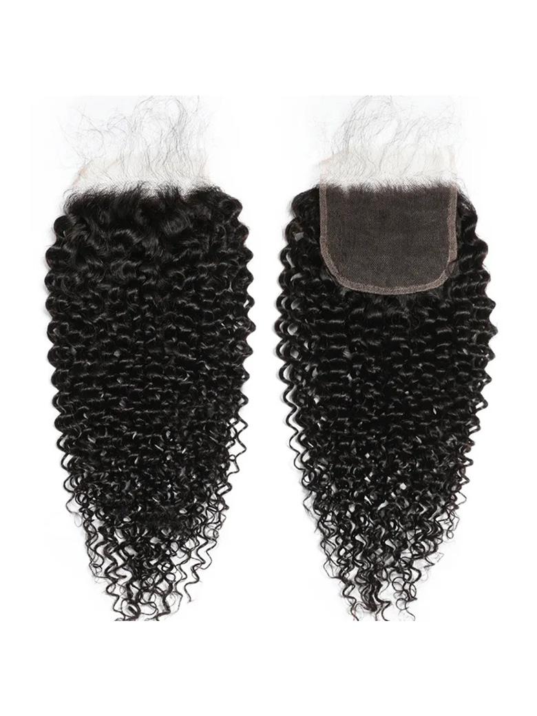 Undetectable 5x5 HD Lace Closure With 4 Bundles Curly Hair