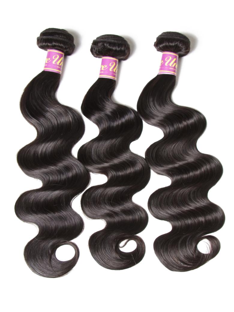 Body Wave 13x6 Lace Frontal with 3 Bundles Human Hair