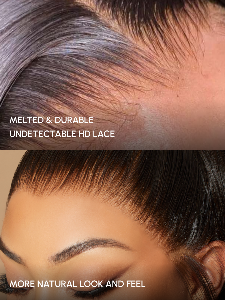 Premium Raw Virgin Hair Undetectable HD Full Lace Straight Wig
