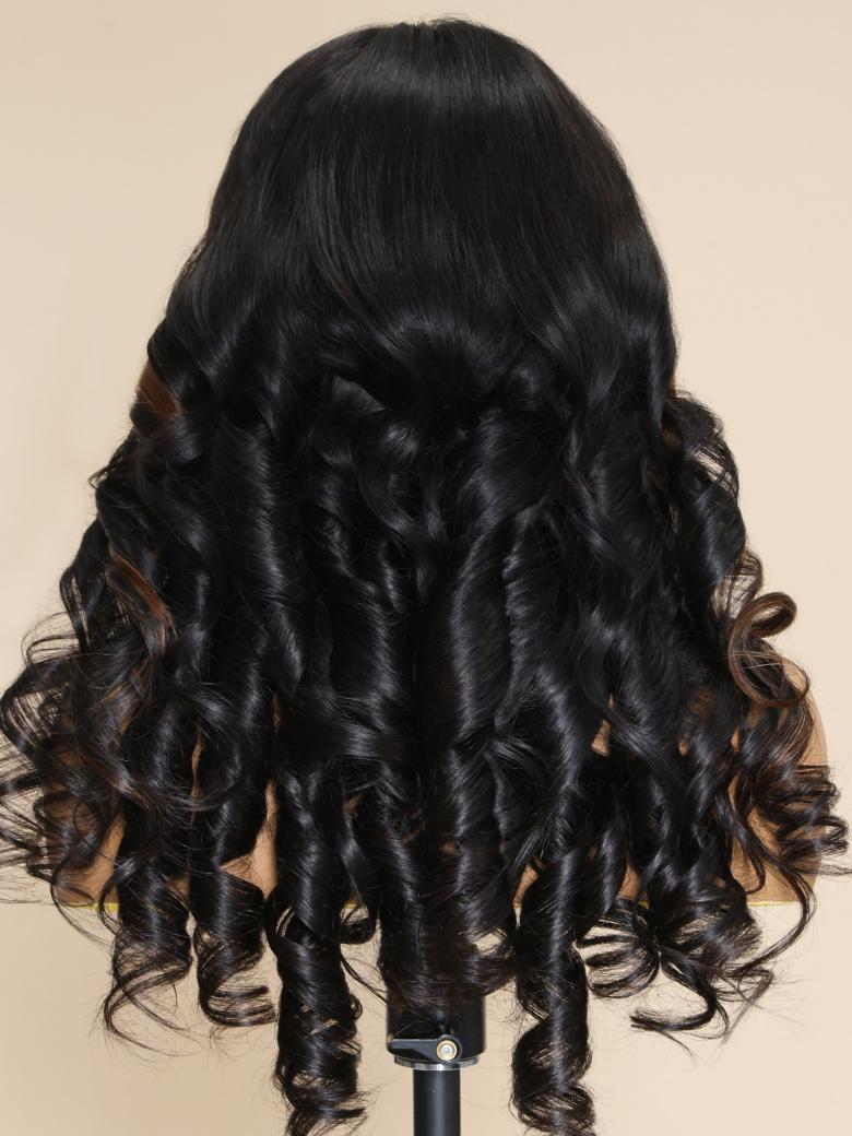 Magic Lace Game Changer Wig Natural Black Body Wave With Optional 7x5 Replaceable Lace Closure