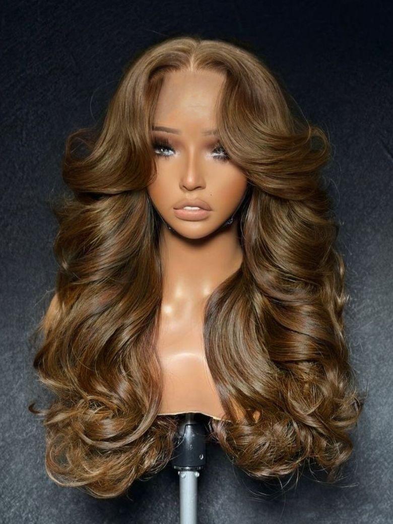 13x4 Pre-Everything? Lace Frontal Bouncy Curls Wig with Invisi Drawstring