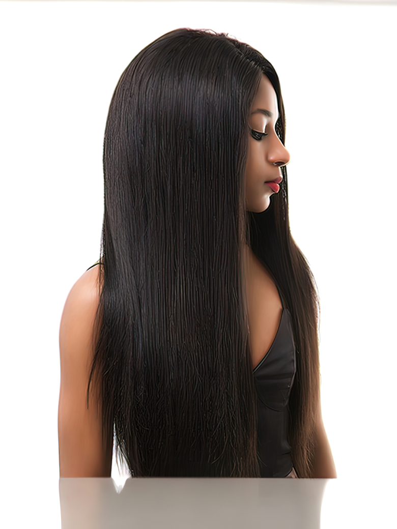 Natural Color 13x6 Straight Lace Front Wigs Human Hair 150% Density Brazilian Human Hair Wig with Baby Hair Pre Plucked Natural Hairline Wigs