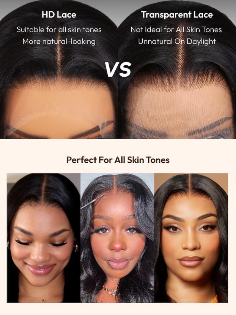 13x4 Pre-Everything? HD Lace Front Body Wave Wig With Invisi Drawstring Wig