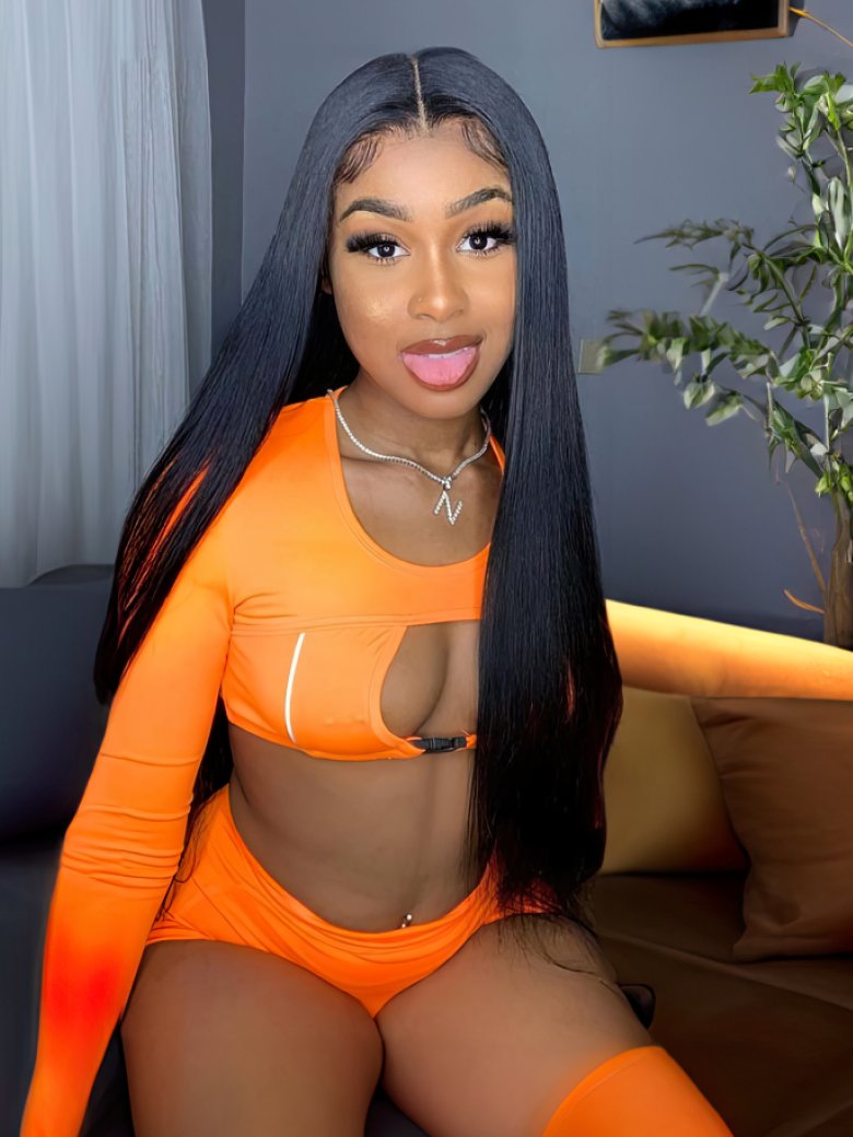 Hair 5X5 HD Lace Closure With 4 Bundles Straight Hair 100% Transparent Lace Closure Invisible Knots Icenu Series