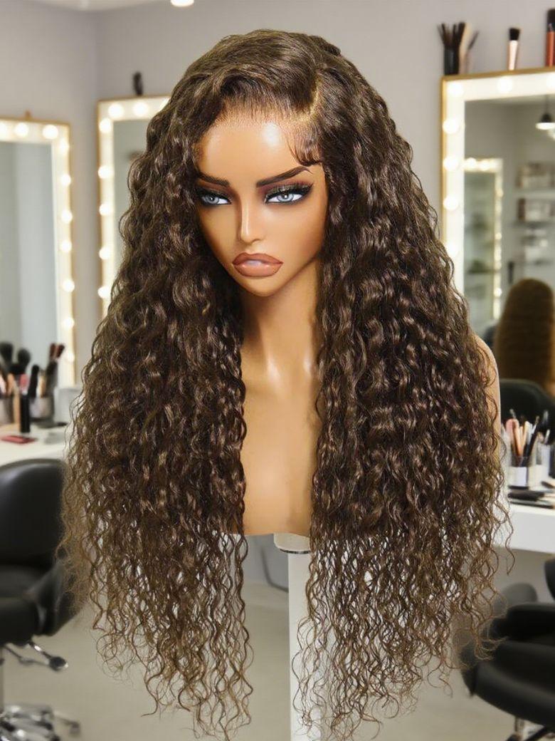 13x4 Pre-Everything? Wig With Loose Wave Face-Framing Layers And Side-Swept Bangs