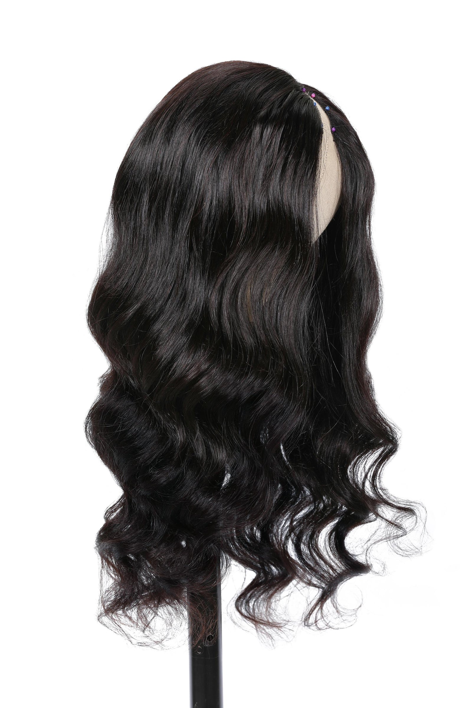 Body Wave Beginner Friendly V Part Wig 30 Seconds Quick Install Natural Black No Glue