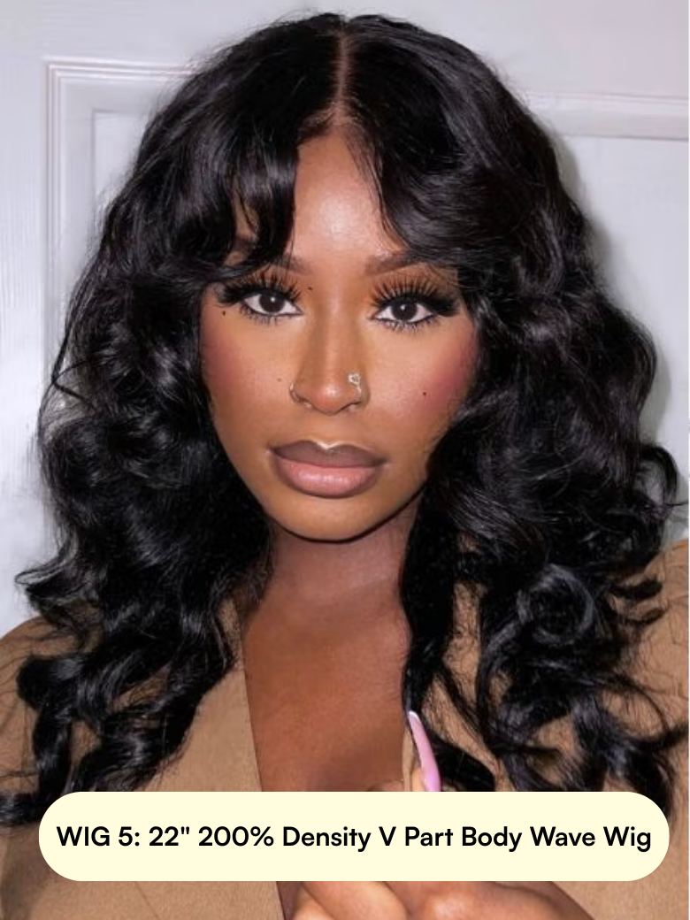 22�C28 Inch High-Density (200%+) Humanl Hair Wig From $79