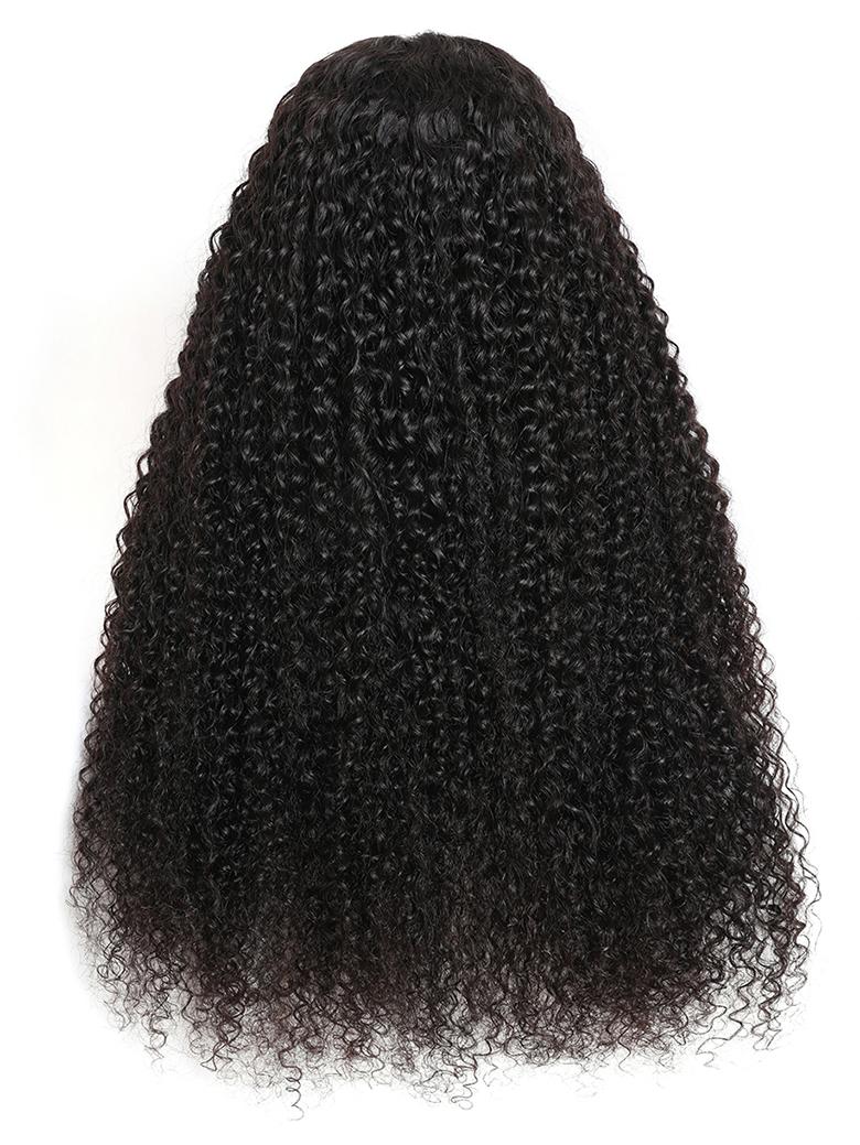Curly Glueless Lace Front Wigs Human Hair 13x4 HD Lace Wigs for Women 150% Density Natural Color