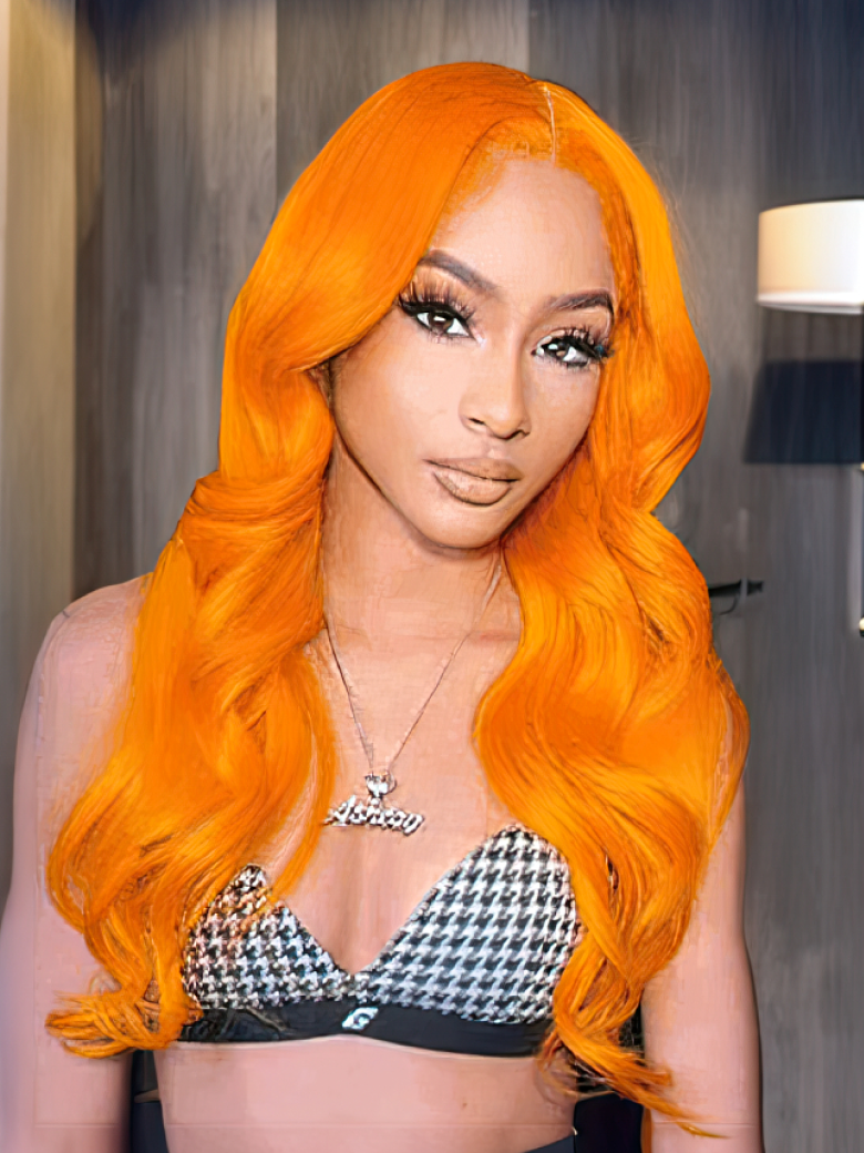 HD Lace 5x5 Closure Melted Hairline Blonde Body Wave Wig