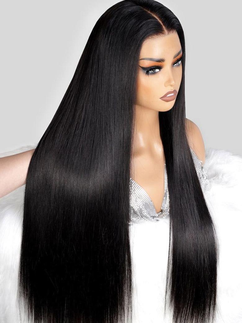 13x4 HD Lace Frontal Straight Human Hair Invisible Lace Wigs 150% Density
