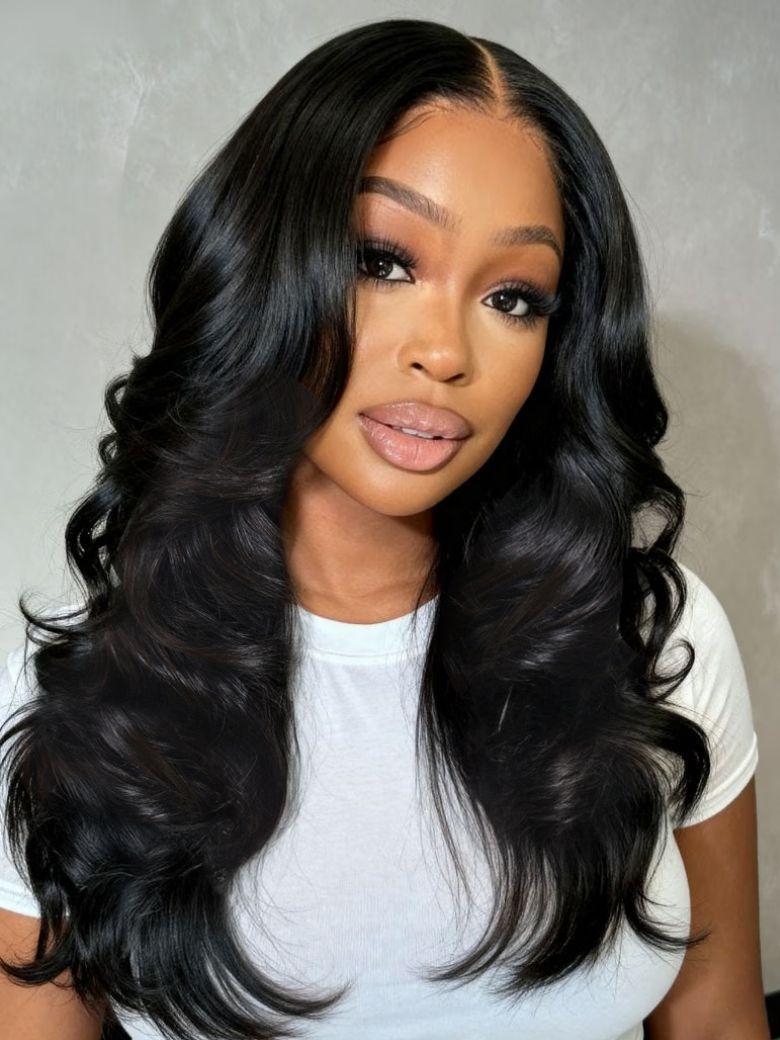 Butterfly Cut Bye-Bye Knots? 7x5 Lace Body Curls Wig with Feathered Layers & Invisi Drawstring 180% Density