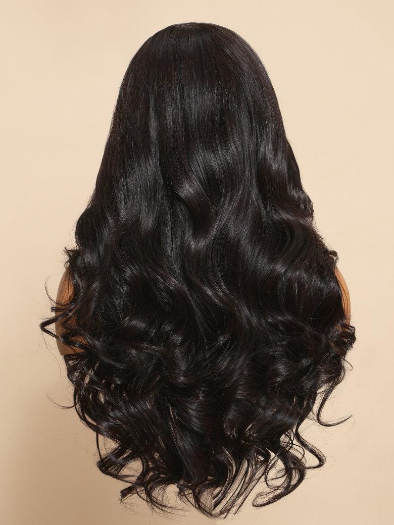 Invisible Strap 360 Lace Body Wave Wig All Head Size Friendly