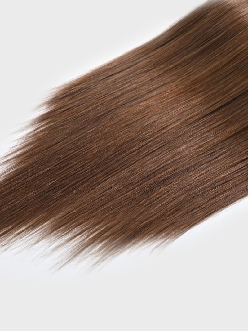 Chocolate Brown Human Hair Clip In Extension
