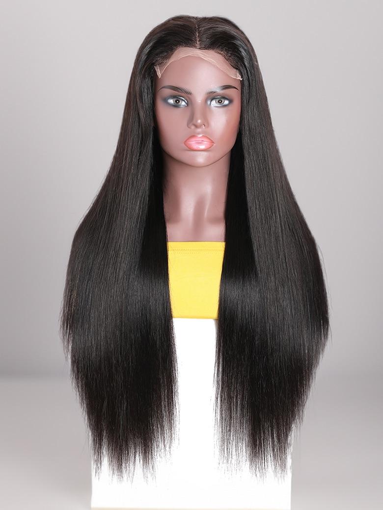 Invisible Skin Melt HD Swiss Glueless Lace 5x5 Straight Closure Wig