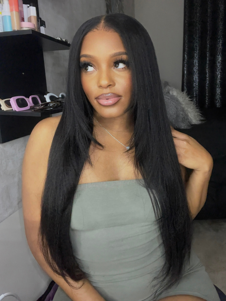 Yaki Hair Bundles 4 Pcs/pack Yaki Virgin Human Hair