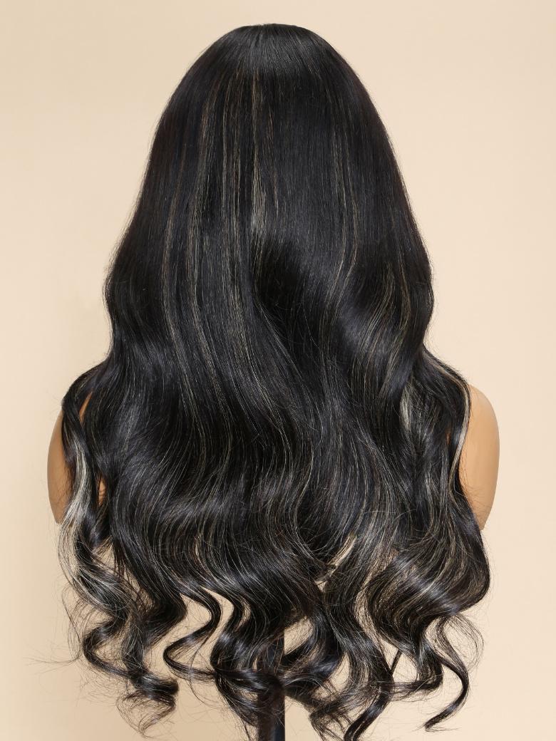 Magic Lace Wig & Bye Bye Knots Wig Blonde Highlights Body Wave