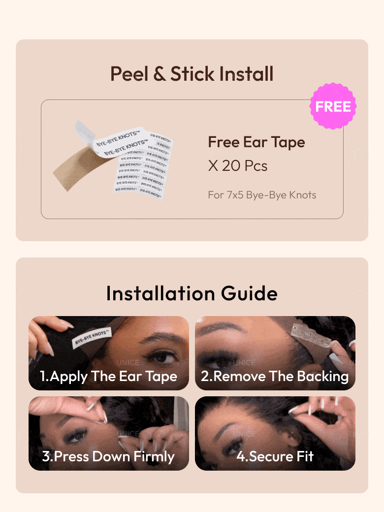 Bye-Bye Knots 7x5 Lace Loose Wave Red Orange Highlights Wig with Face Framing Layers 150% Density