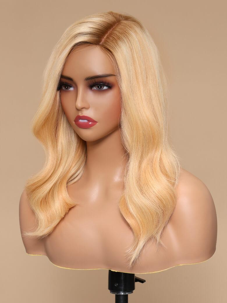 SERENA-14" MONO BODY WAVE HUMAN HAIR WIG
