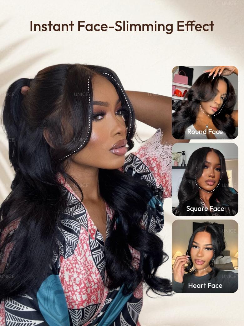13x4 Pre-Everything? HD Lace & Transparent Lace Front Pull And Go 3D Body Wave Wig Real Ear To Ear With Invisi Drawstring Wig