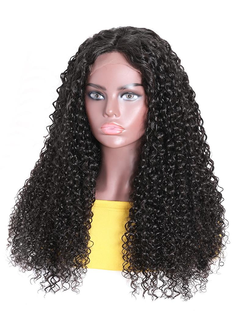 Jerry Curly 150% Density 4x4 Lace Closure Wigs Perfect Color For All Skin Tones Brand Day Flash Sale