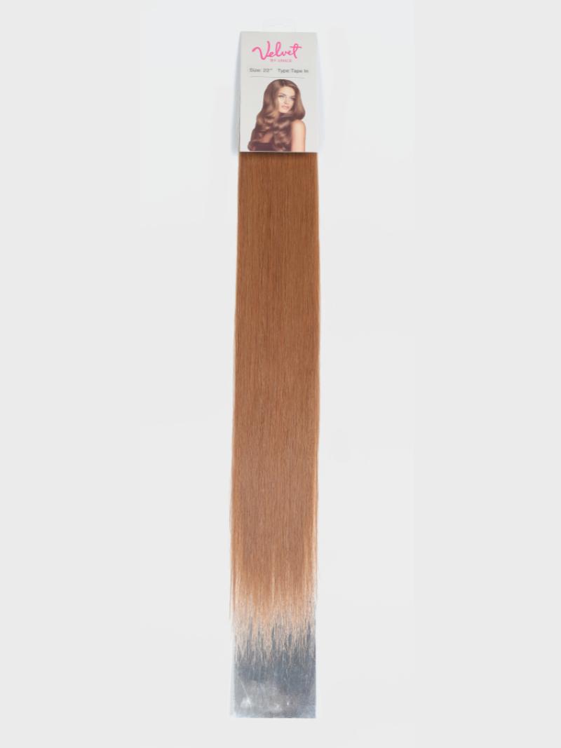 Almond Brown Human Hair Tape In Extension