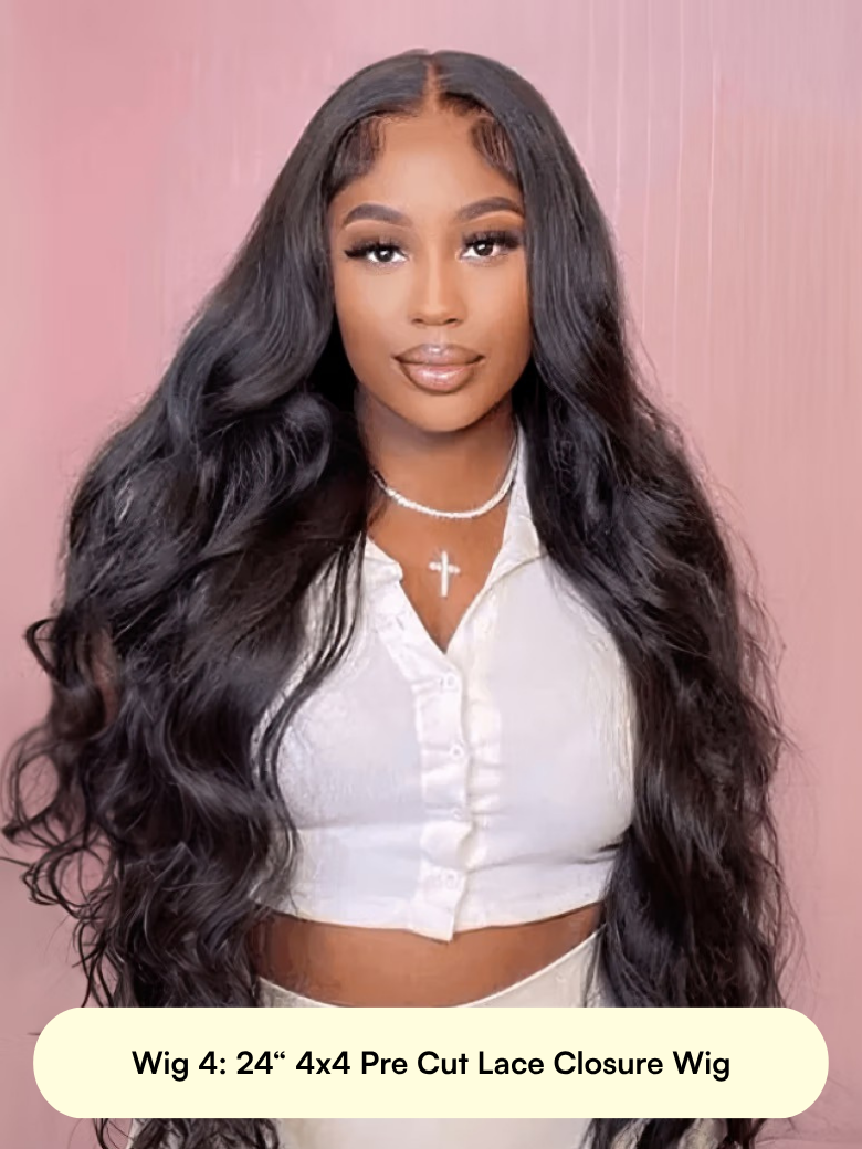 Price From $49: Headband Wig | 250% Density 6x4.5 Lace Wig | 4x4 Lace Closure Wig