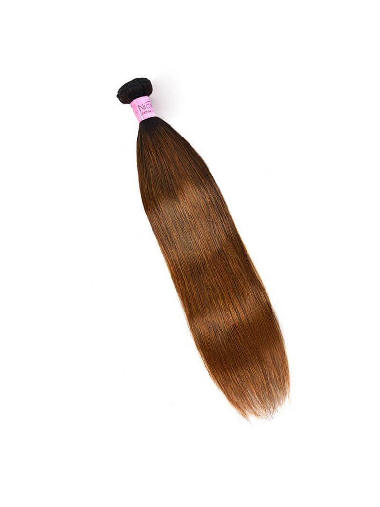 Superior Straight Human Hair Weave Virgin 1 Bundles Deals #FB30 Colored Hair