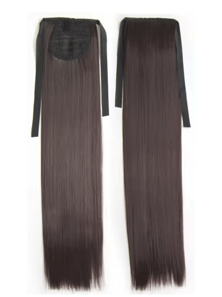 Natural Black Straight Clip-In Ponytail Extension