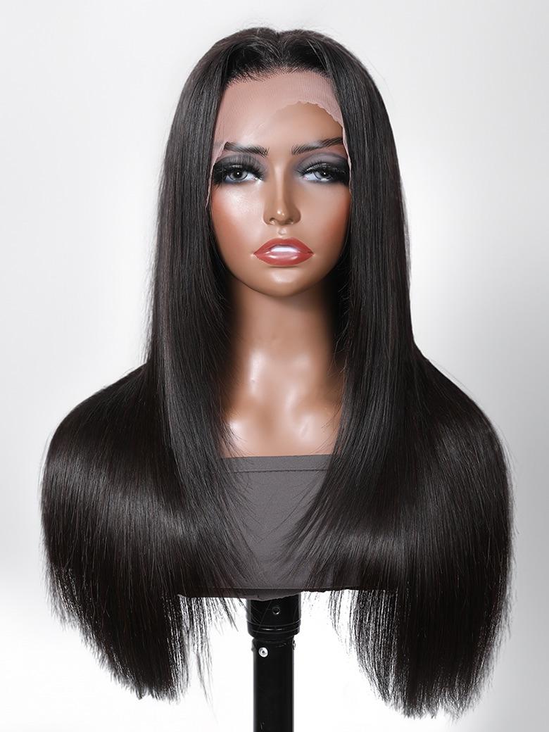 13x4 Transparent Lace Front Butterfly Haircut Straight Layered Wig