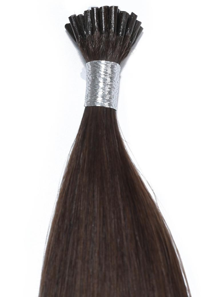 Dark Brown Human Hair I Tip Extension
