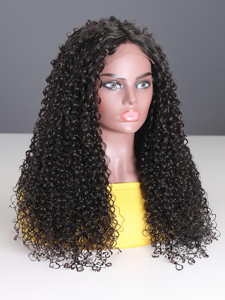 Affordable Jerry Curly 4x4 Lace Closure Wigs