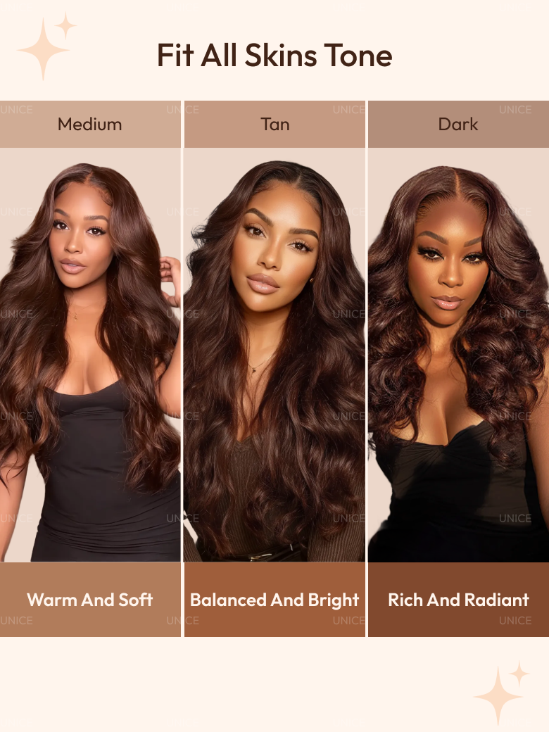 Auburn Brown13x4 Pre-Everything? Lace Frontal Loose Wave 100% Human Hair Wig with Invisi Drawstring & Face Framing Layers 150% Density