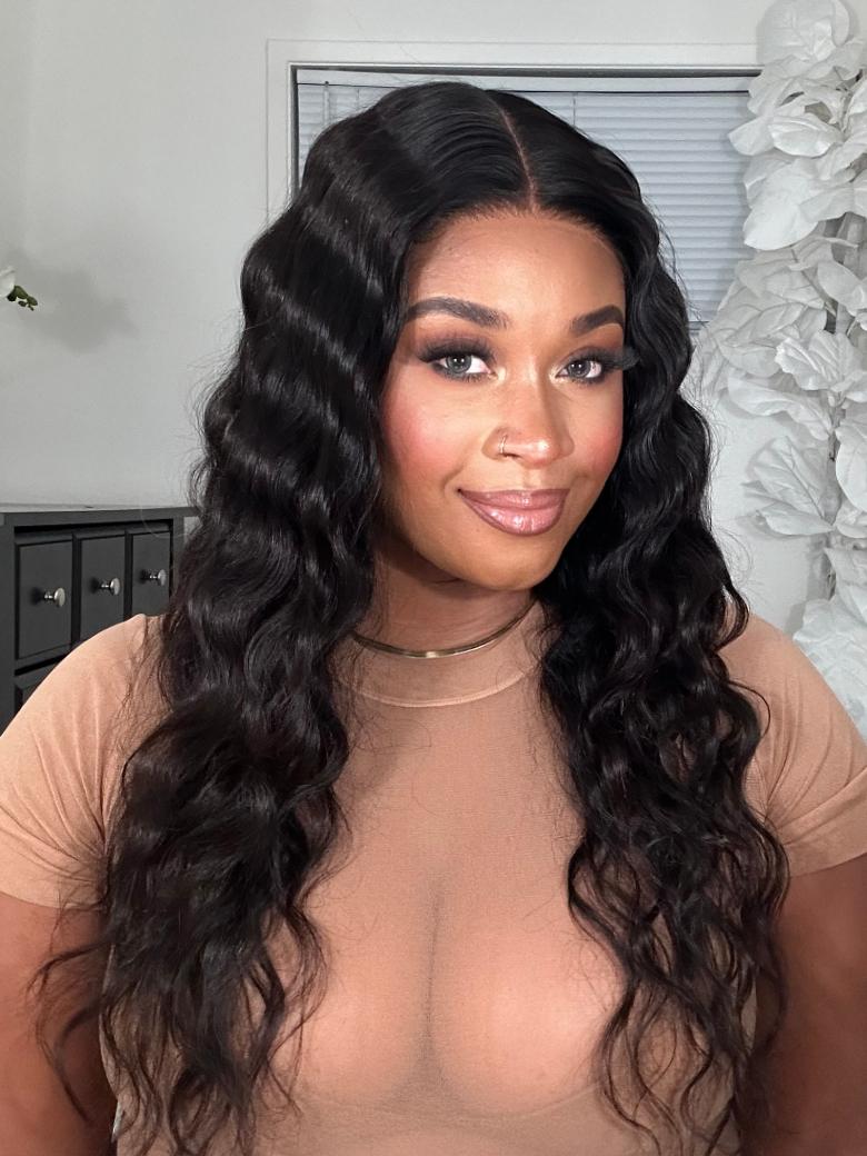 Put On And Go 6x4.5 / 5x5 Pre Cut Lace Body Wave Wig One Step Install Air Wig
