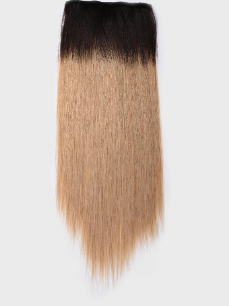 Mochachino Brown & Dirty Blonde Human Hair Clip In Extension