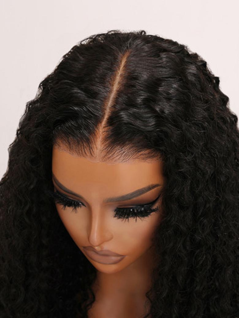 Latest Bye-Bye Knots Wig 7x5 Glueless Lace Curly Wig With Bleached Invisible Knots 180% Density