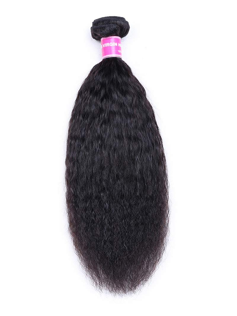 Hair Icenu Series Hair Products 1Bundle Virgin Human Hair Kinky Straight Bundles